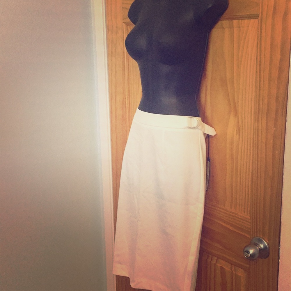 White Pencil Skirt
